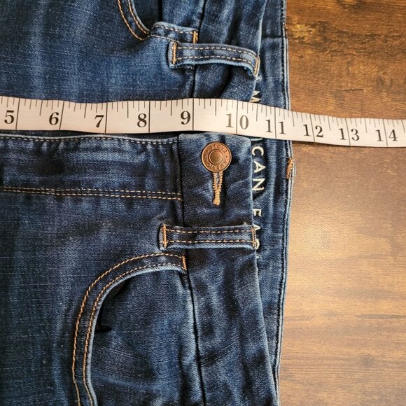 American Eagle Jeans 2 R Jegging Curvy Super Hi Rise Next Level Stretch - Picture 9 of 11